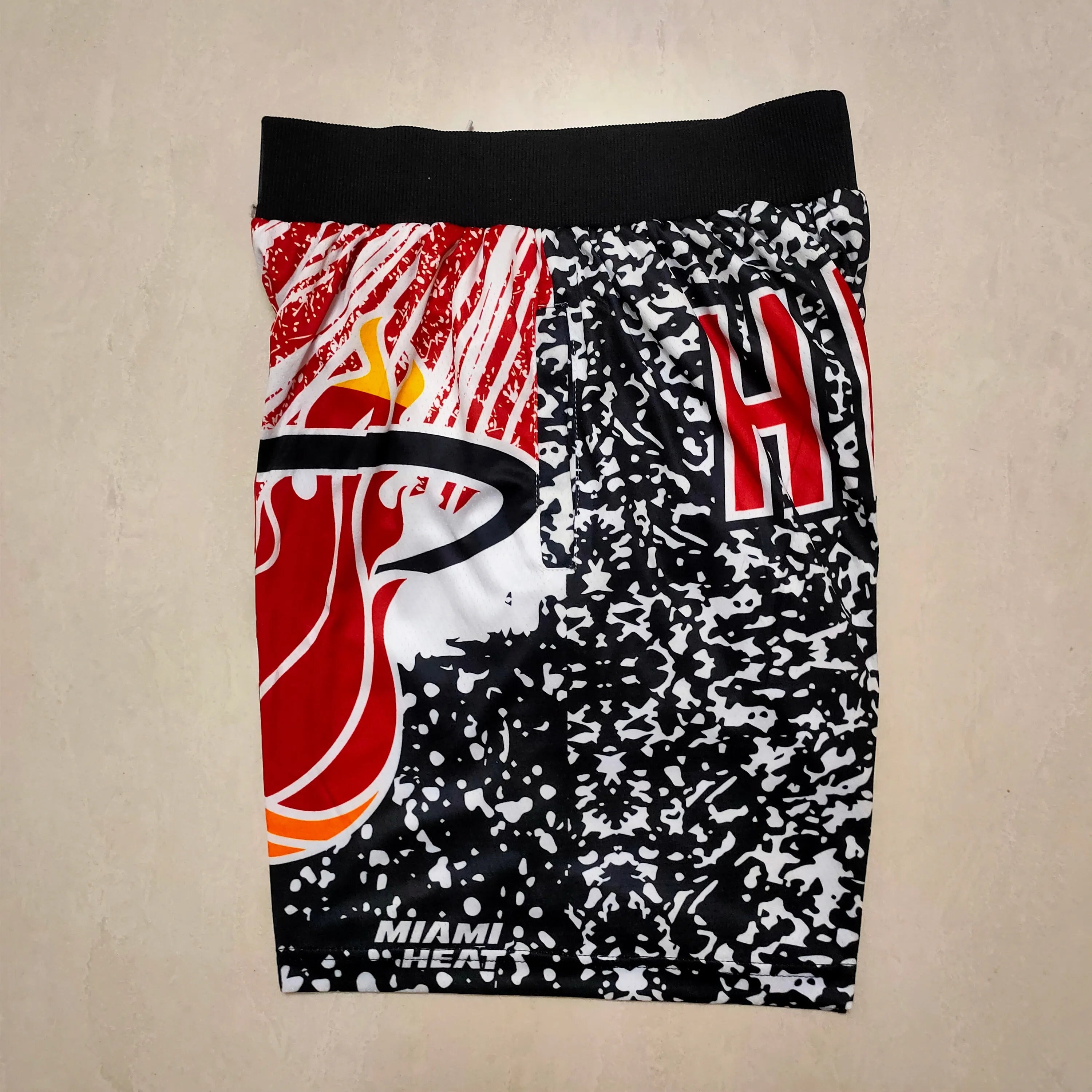 Miami Heat MitchellNessMN Team Logo Pants