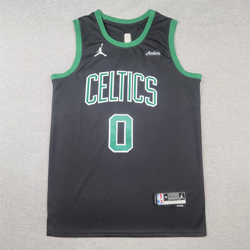 Boston Celtics Jayson Tatum #0 City Edition - Embroidered Jersey