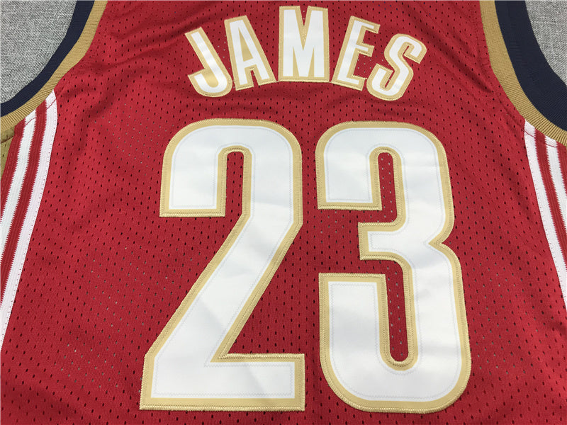 Cleveland Cavaliers LeBron James #23 Throwback - Embroidered Jersey
