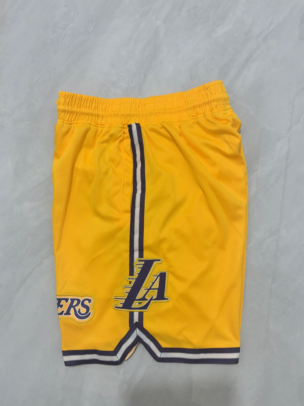 Los Angeles Lakers Yellow Fan Pocket Shorts