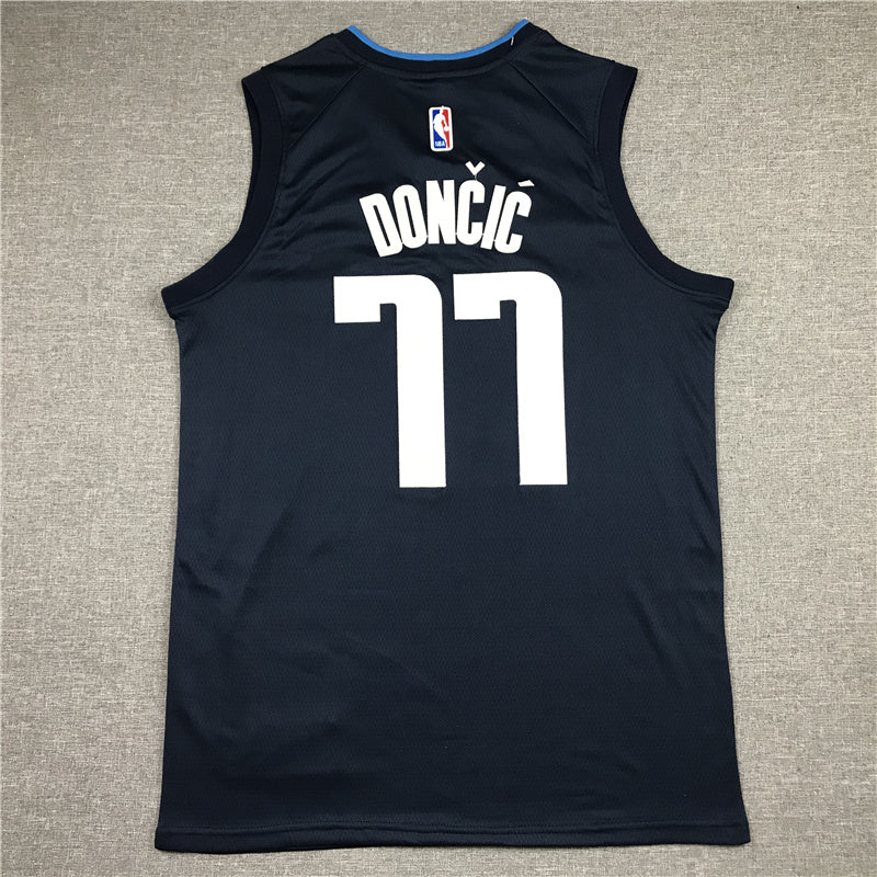 Dallas Mavericks Luka Doncic #77 City Edition Swingman Jersey — Embroidered