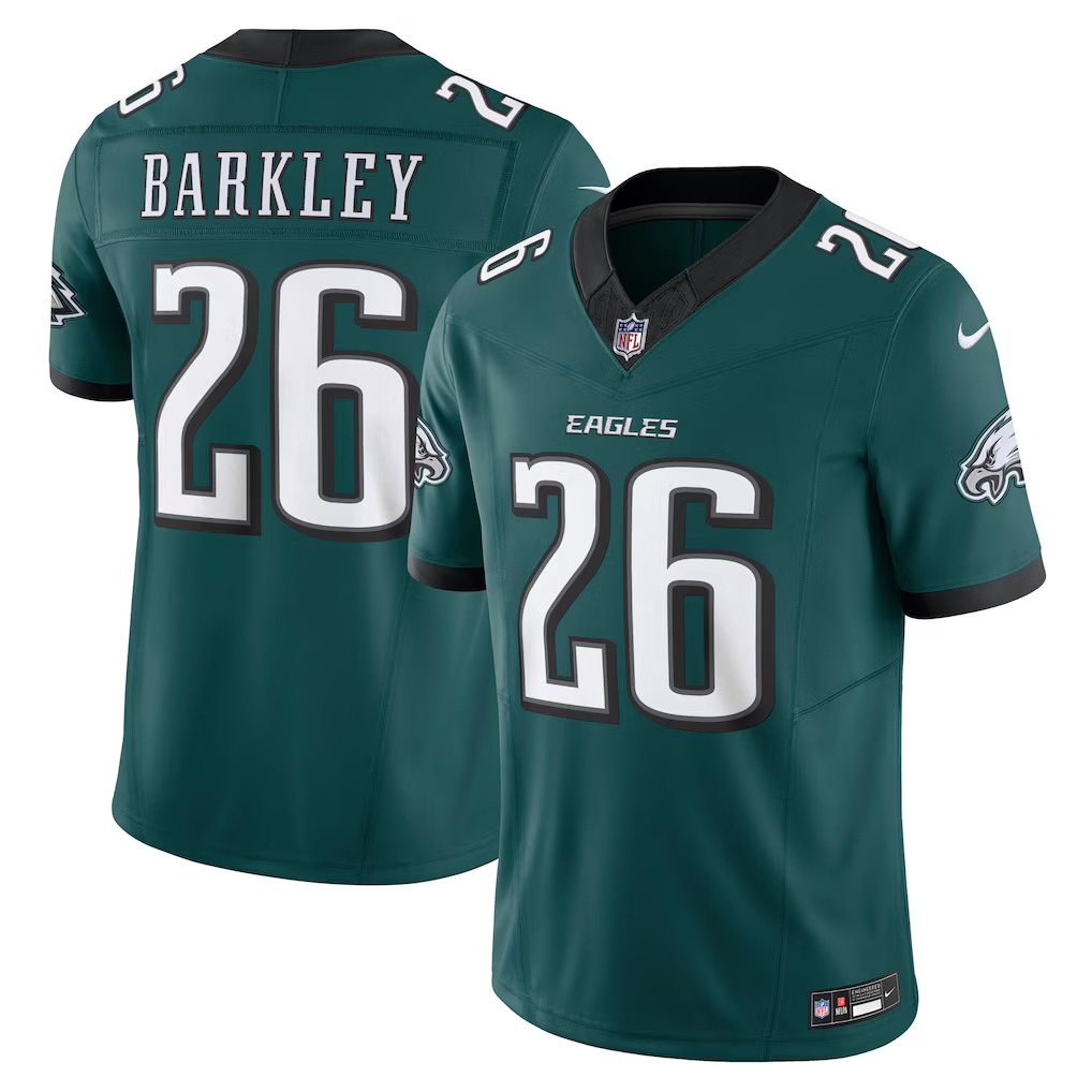 Saquon Barkley #26 Philadelphia Eagles Midnight Green Vapor F.U.S.E. Limited Jersey