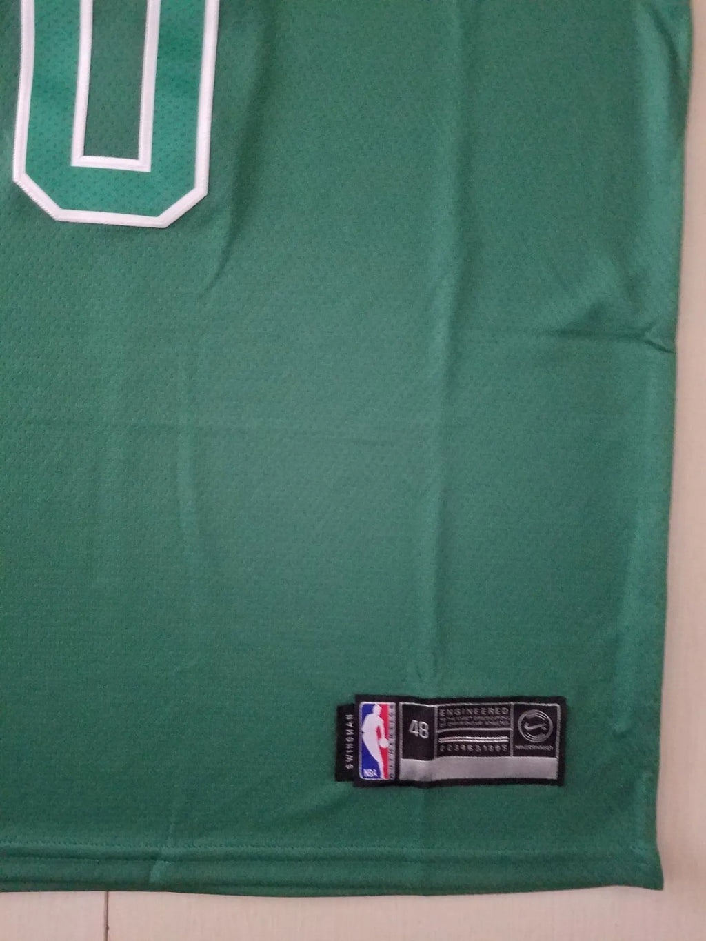 Men's Boston Celtics Jayson Tatum #0 Green Swingman  Jersey