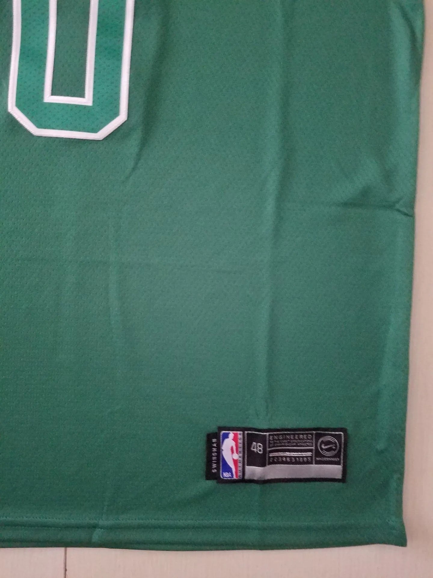Men's Boston Celtics Jayson Tatum #0 Green Swingman  Jersey