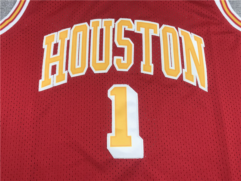 Houston Rockets Tracy McGrady #1 2004-05 Throwback — Embroidered Jersey
