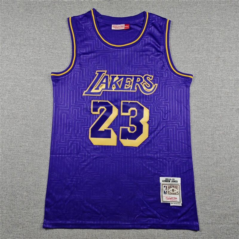 LeBron James #23 Los Angeles Lakers City Edition Swingman Jersey — Embroidered