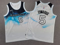 Youth Anthony Edwards Minnesota Timberwolves #5  City Edition Embroidered Jersey