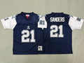 Youth Deion Sanders  #21 Dallas Cowboys Navy Vintage Throwback Jersey