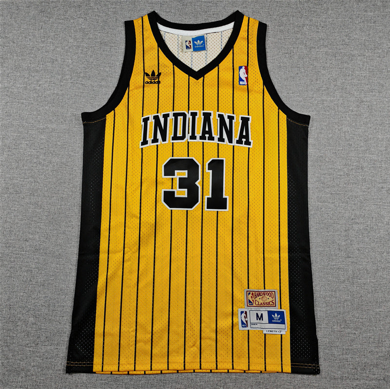 Indiana Pacers Reggie Miller #31 Throwback — Embroidered Jersey