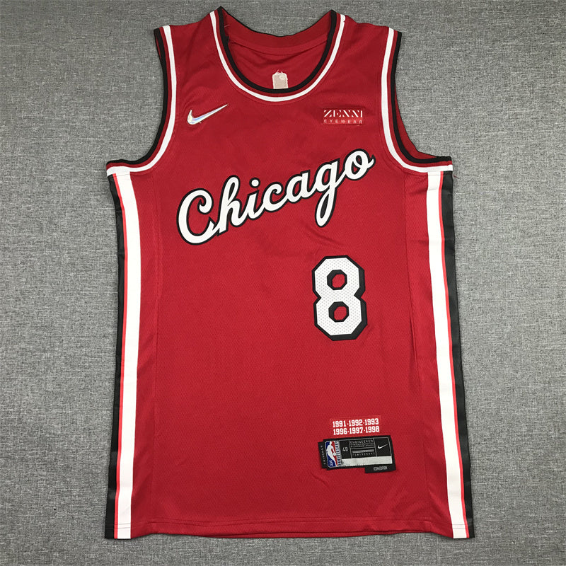 Chicago Bulls Zach LaVine #8 2022 City Edition Swingman Jersey – Embroidered