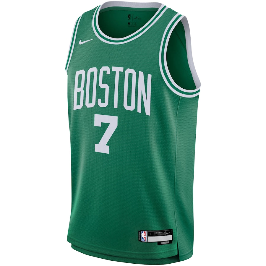Youth Boston Celtics Jaylen Brown Kelly Green Swingman Jersey - Icon Edition