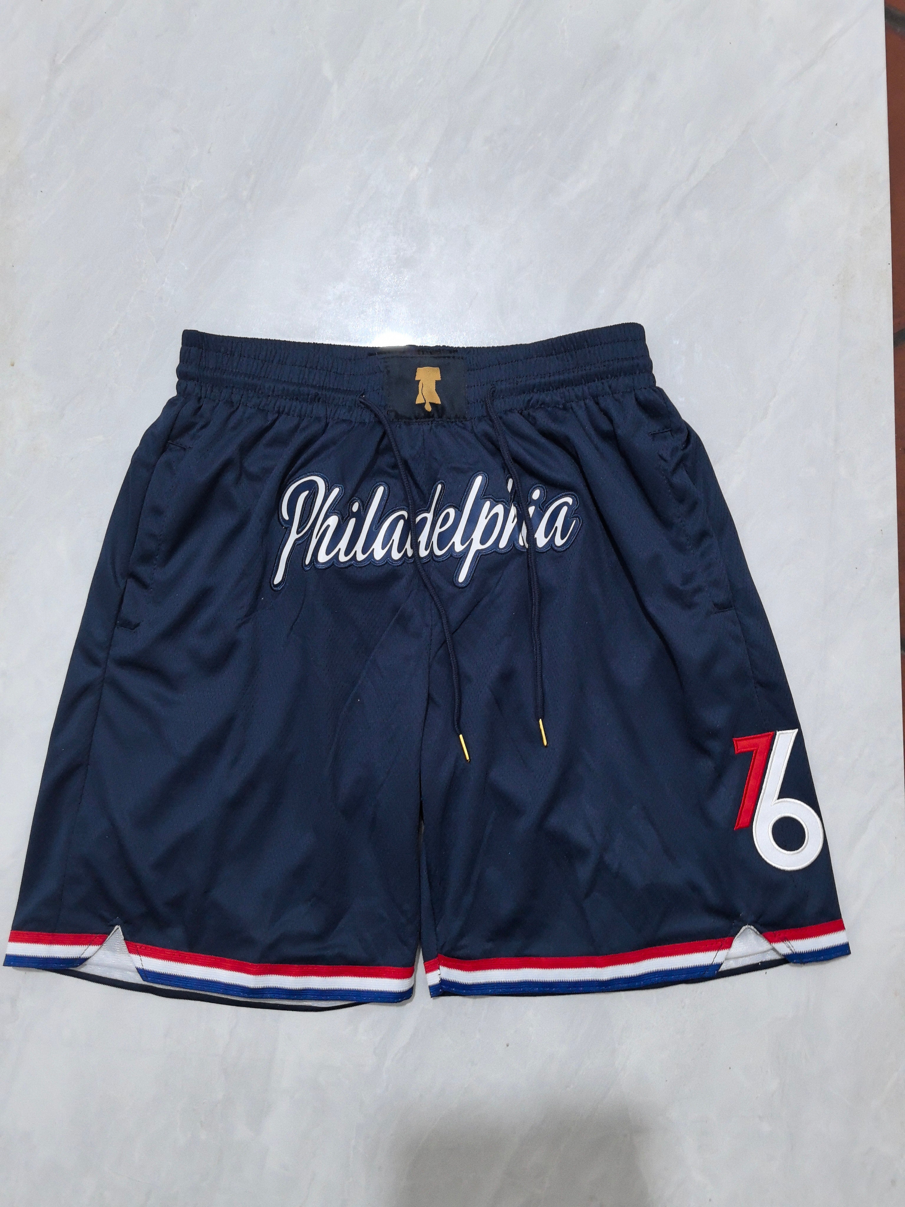 Philadelphia 76ers 2026 Deep Navy City Edition Pocket Shorts