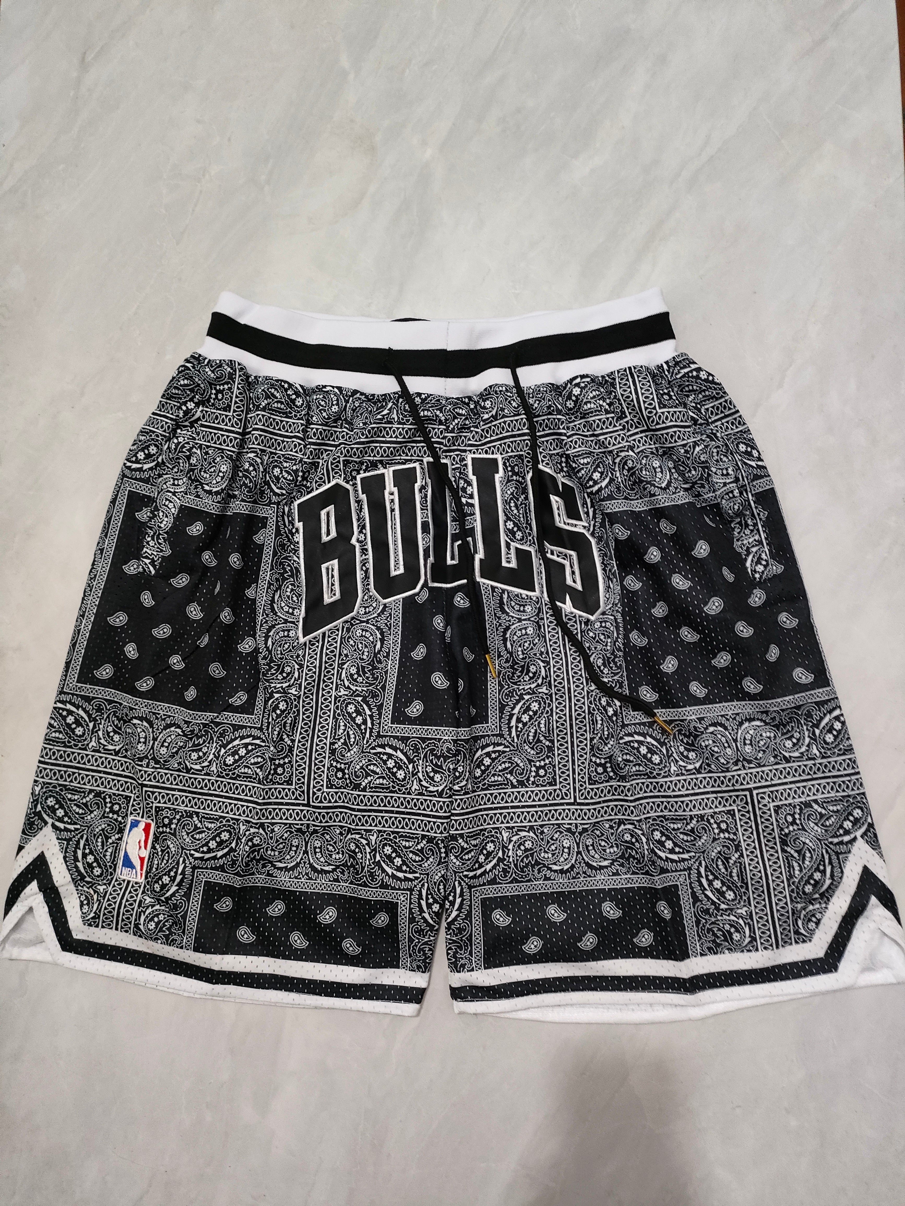 Chicago Bulls Transfer Print Pocket Shorts