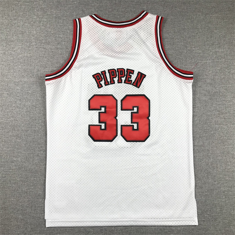 Youth Scottie Pippen Chicago Bulls #33 Embroidered Jersey