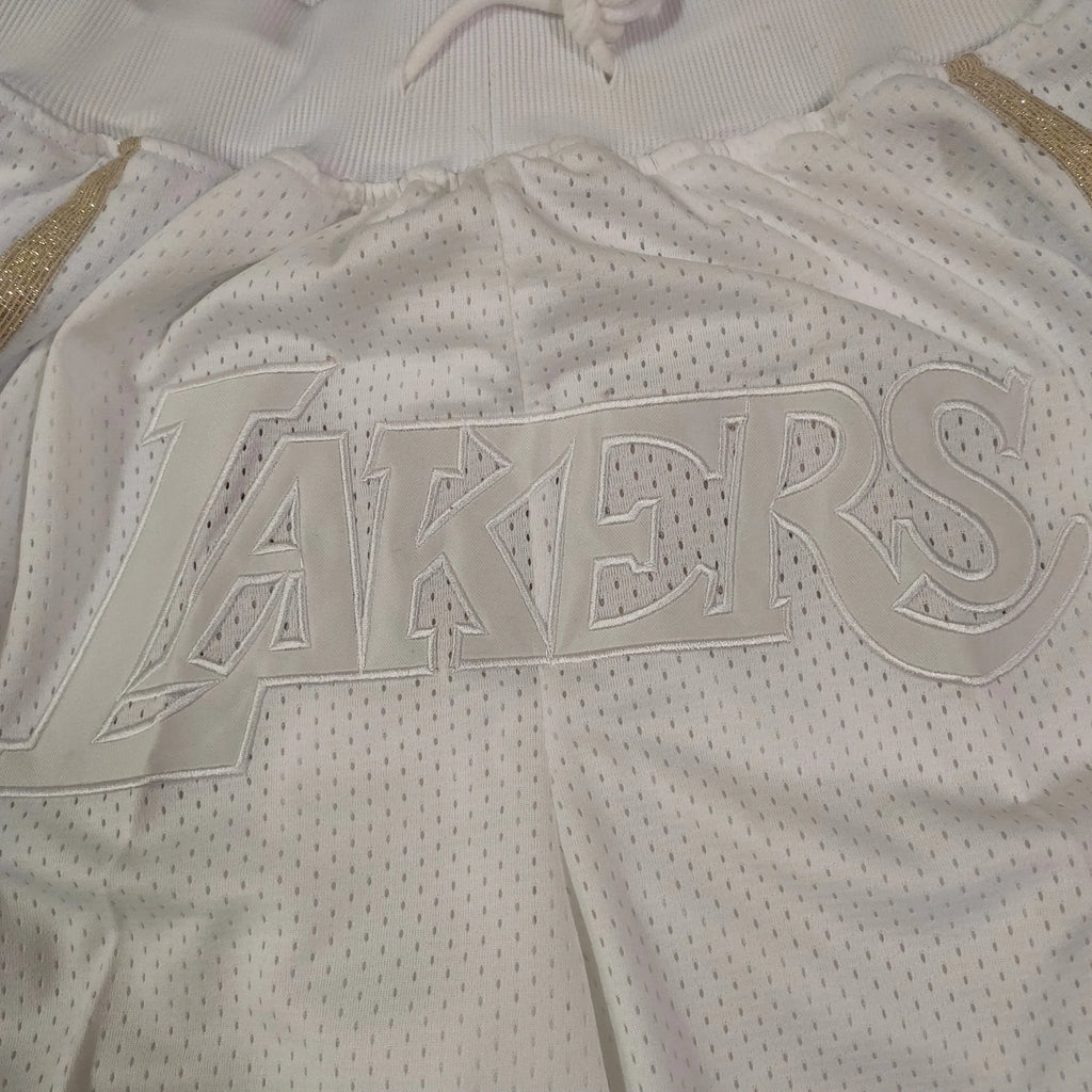 Los Angeles Lakers MVP white pocket pants