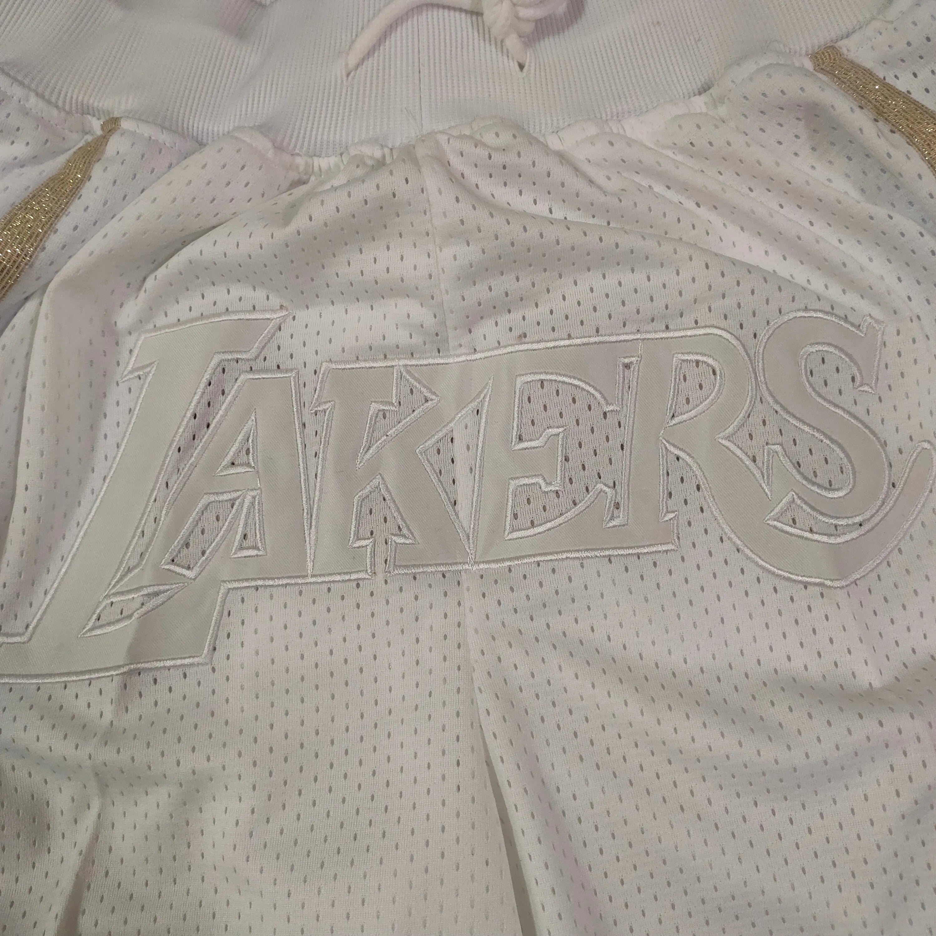 Los Angeles Lakers MVP white pocket pants