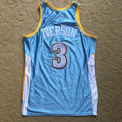 Allen Iverson Denver Nuggets  blue 3 MN