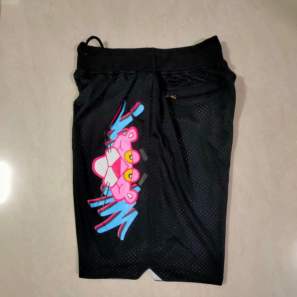 Miami Heat Pink Panther Black Pocket Pants