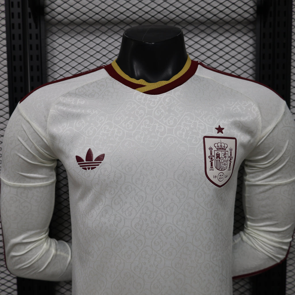 2026-27 Spain Away Long Sleeve Player Version Jersey