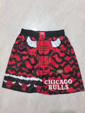 Chicago Bulls Red Heat Transfer Pocket Shorts