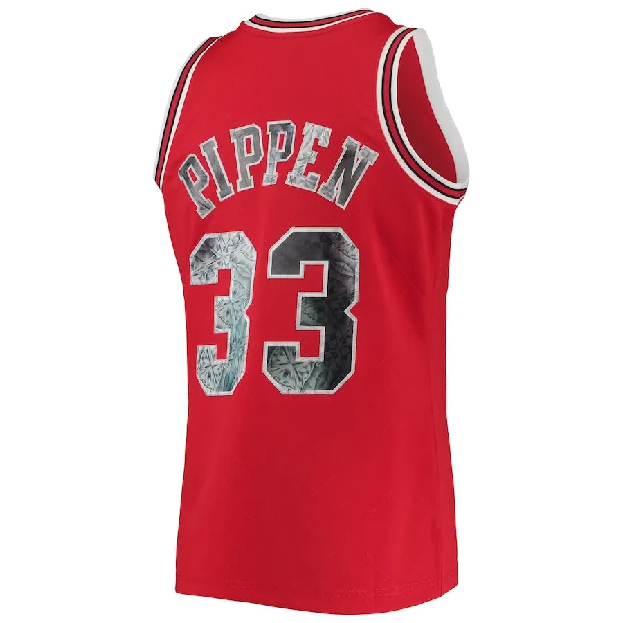 Scottie Pippen Chicago Bulls Mitchell & Ness Big & Tall 1997/98 NBA 75th Anniversary Diamond Swingman Jersey - Red