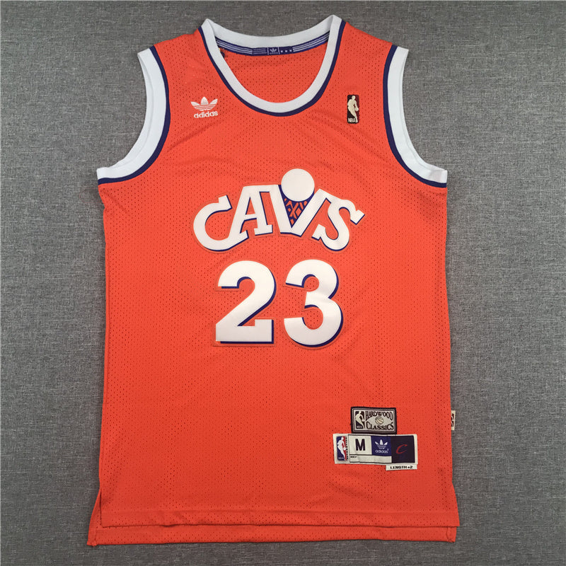 Cleveland Cavaliers LeBron James #23 Throwback - Embroidered Jersey