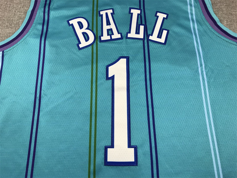 Charlotte Hornets LaMelo Ball #1 City Edition Swingman Jersey - Embroidered