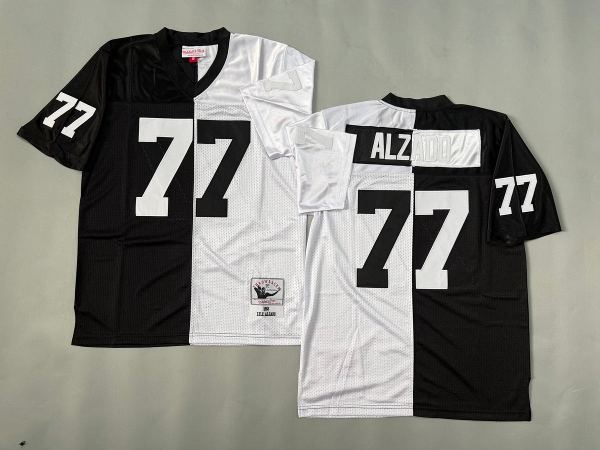 Mens Lyle Alzado#77 Los Angeles Raiders Vintage Throwback Jersey