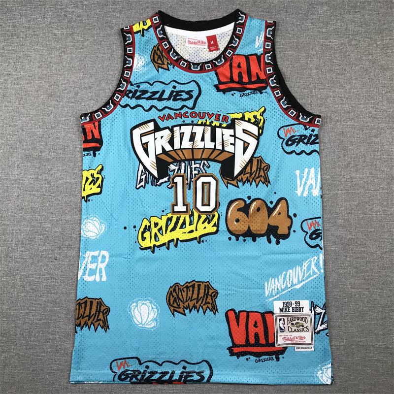 Memphis Grizzlies No. 10 BIBBY Graffiti