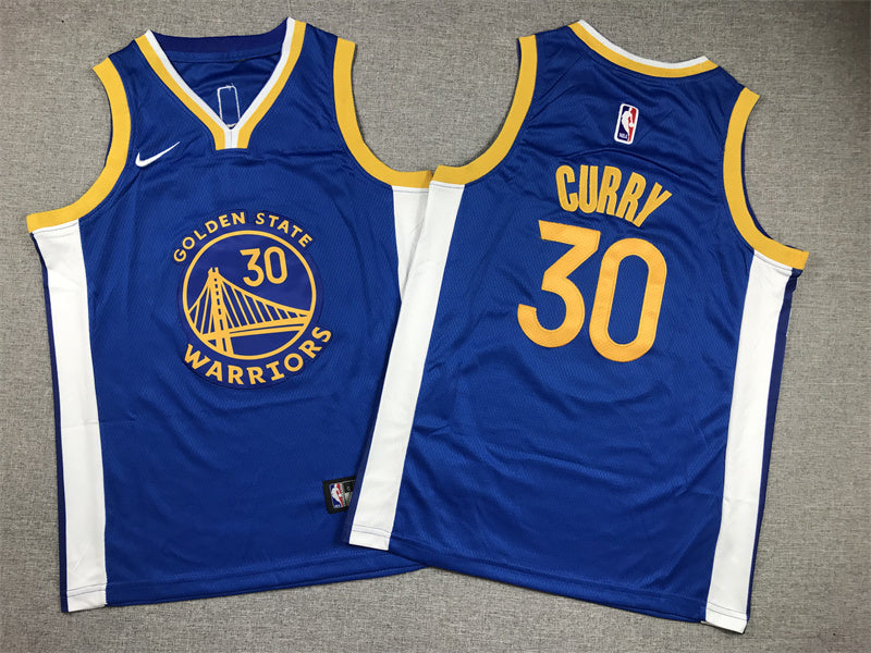 Youth Stephen Curry Golden State Warriors #30  Embroidered  Jersey