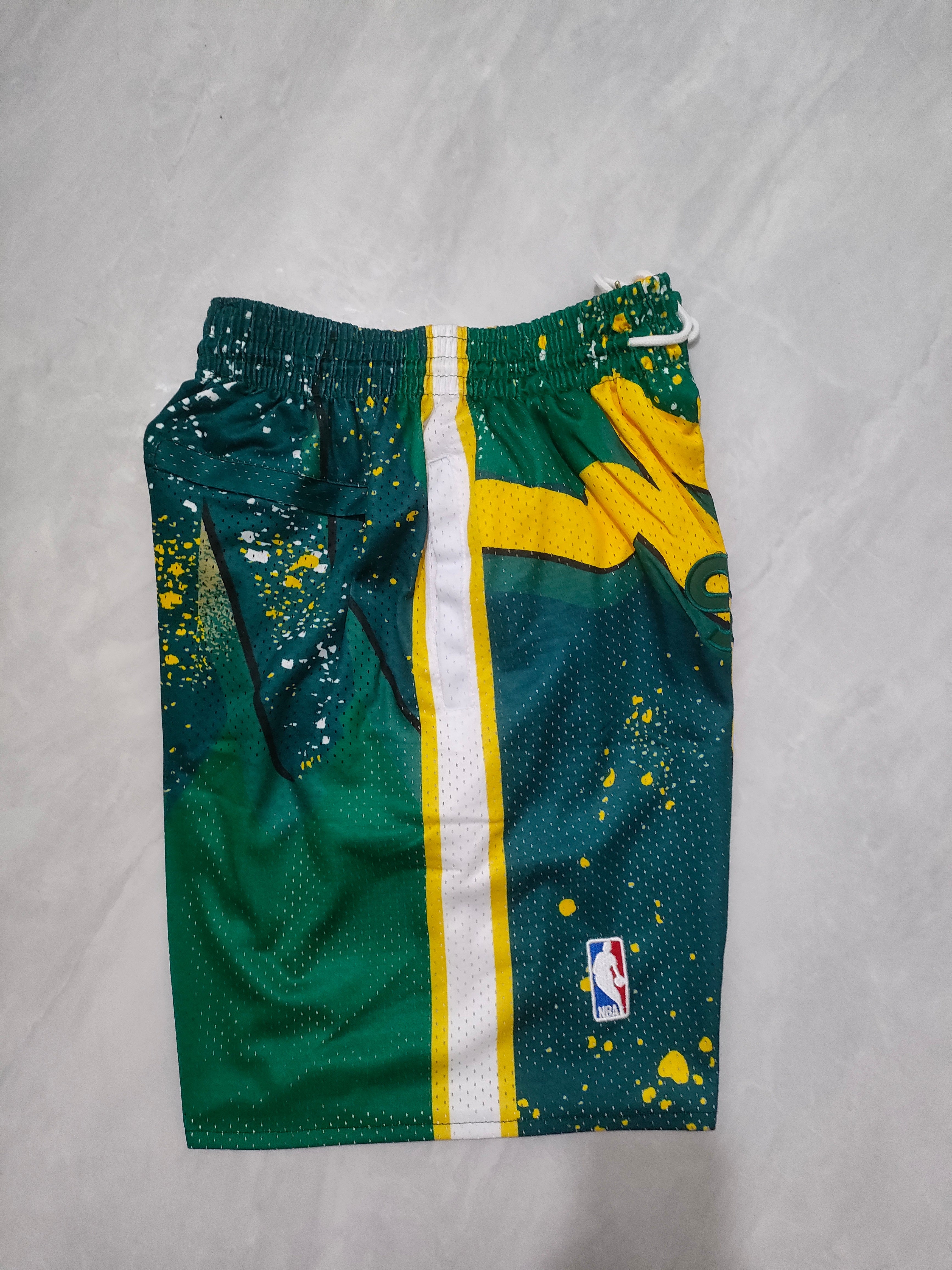 Seattle SuperSonics Green Swingman Pocket Shorts