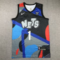 Brooklyn Nets Mikal Bridges #1 City Edition - Embroidered Jersey