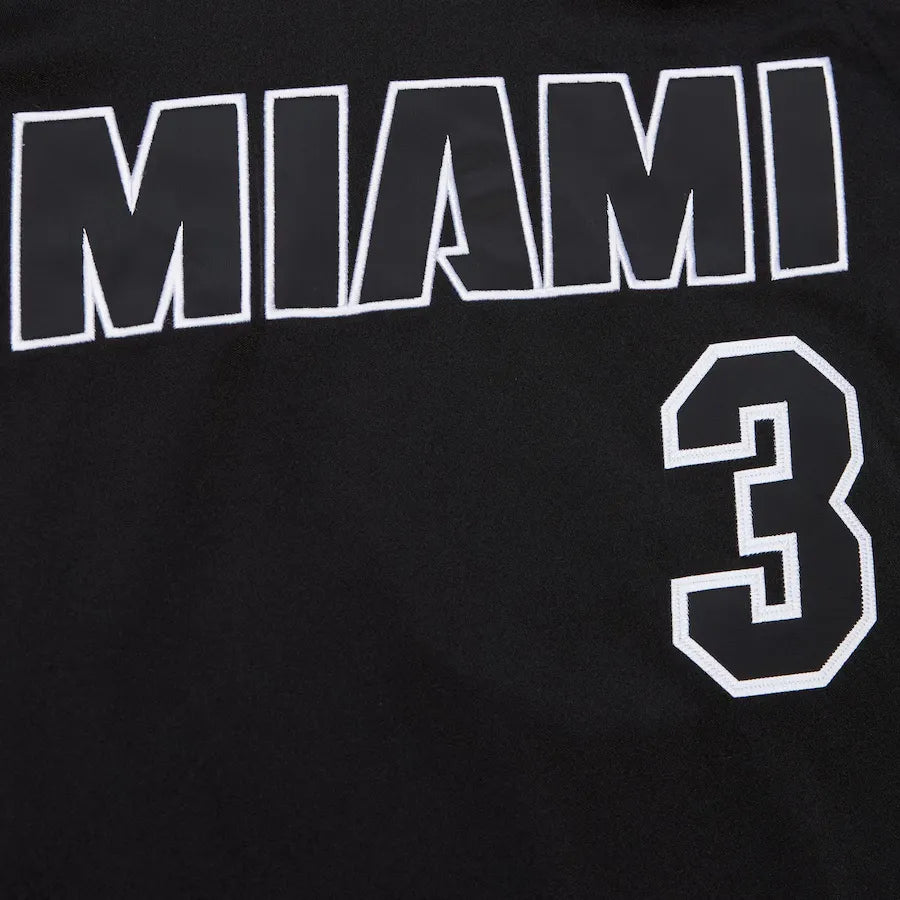 Mens Dwyane Wade Black Miami Heat 2011/12 Jersey