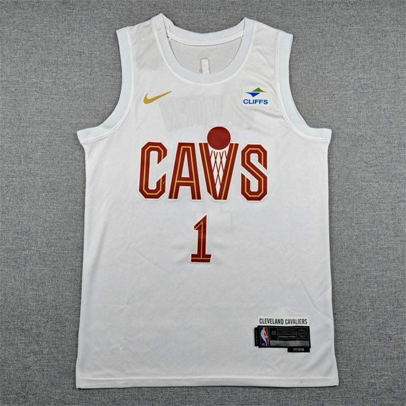 Cleveland Cavaliers James Harden #1 2026 City Edition — Embroidered Jersey