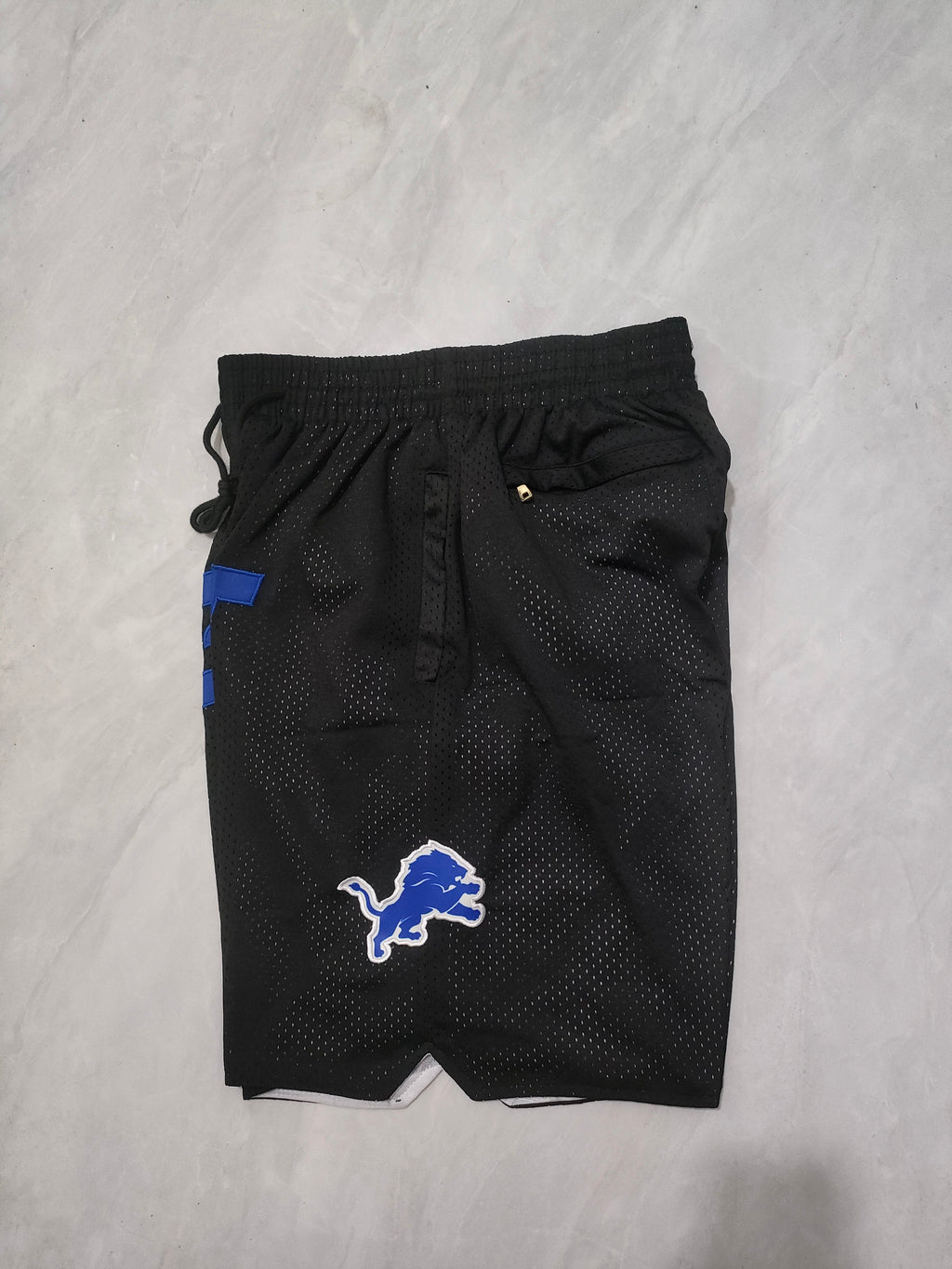 Detroit Lions Black Pocket Shorts