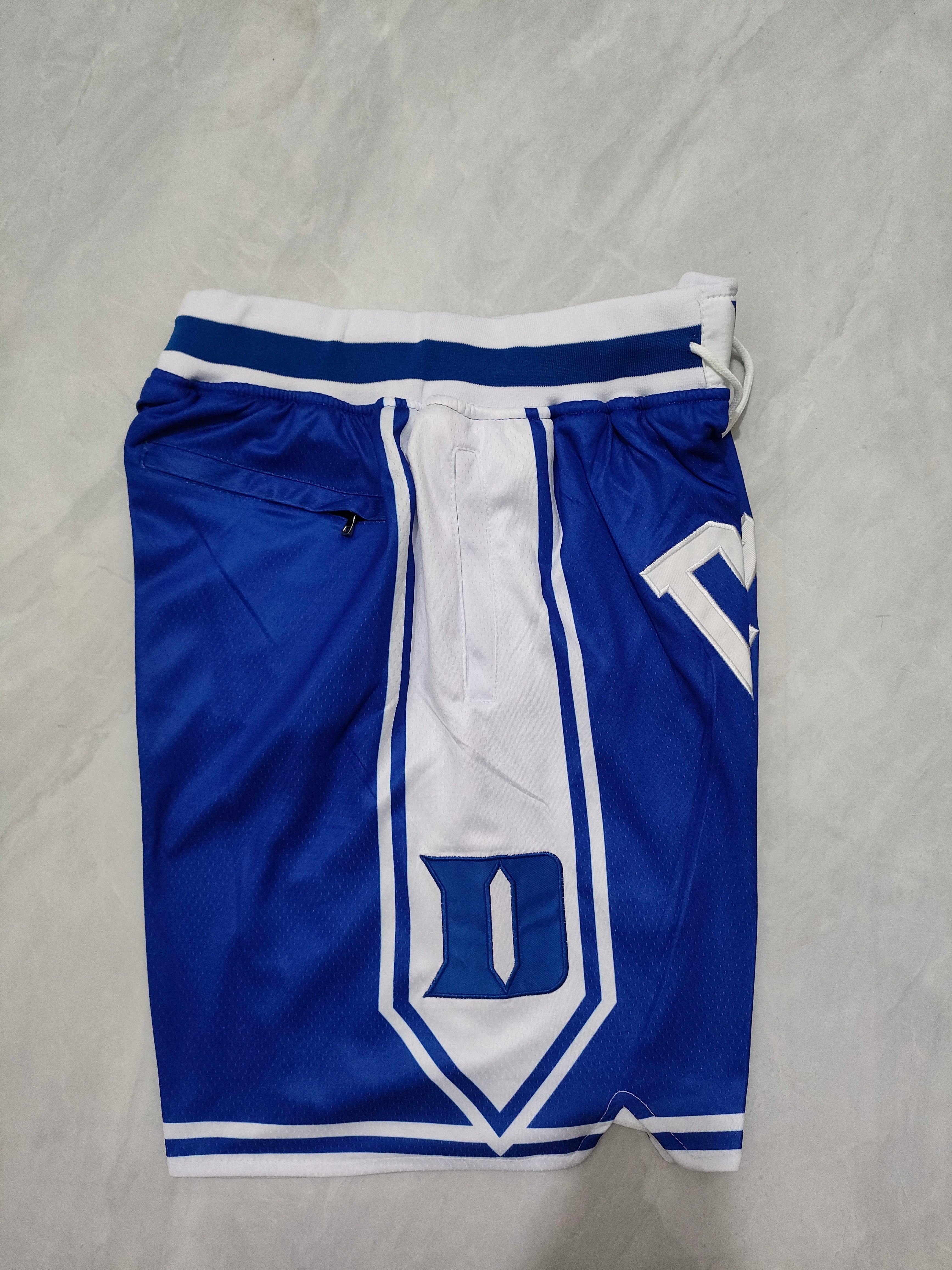 NCAA Duke University Blue Pocket Shorts