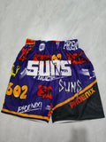 Phoenix Suns Purple Graffiti Pocket Shorts