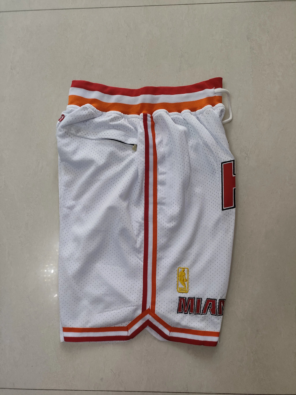 Miami Heat white pocket pants
