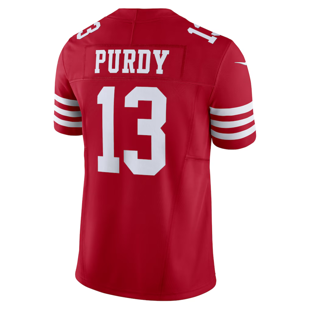 Brock Purdy #13 San Francisco 49ers Vapor Limited Red Jersey