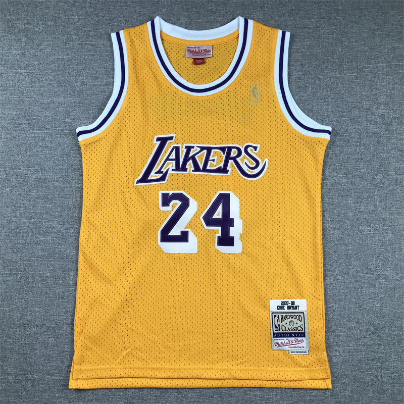 Youth Kobe Bryant Los Angeles Lakers #24  Embroidered  Jersey