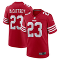 Christian McCaffrey #23 San Francisco 49ers red Jersey