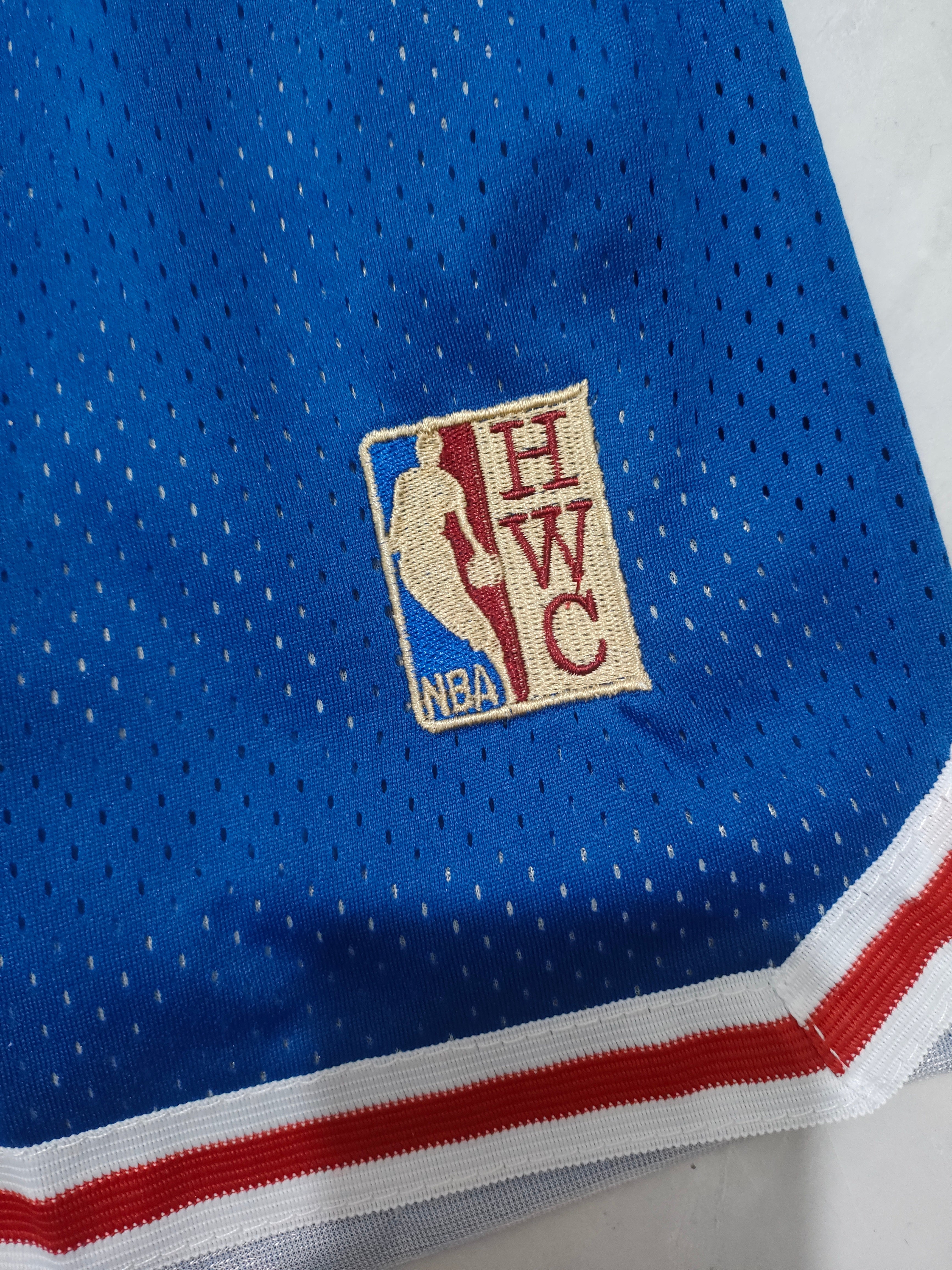 Philadelphia 76ers Blue Retro Pocket Shorts