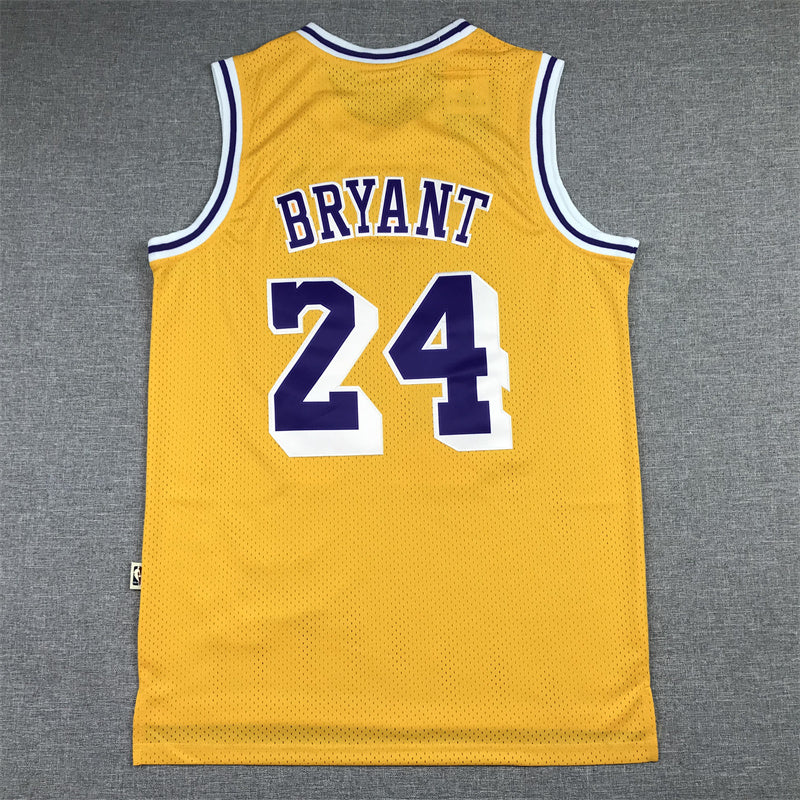 Kobe Bryant #24 Los Angeles Lakers Throwback Embroidered Jersey
