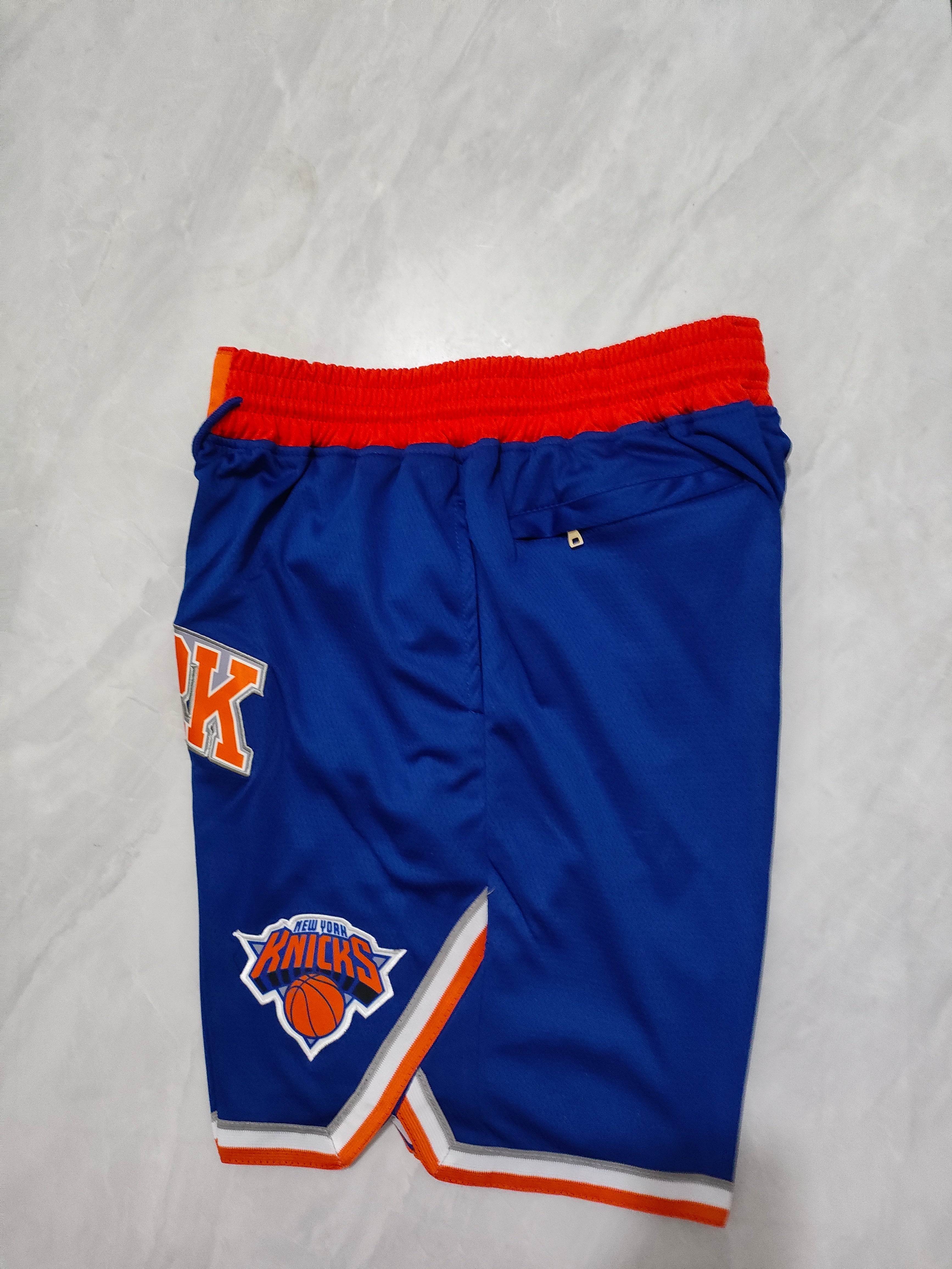New York Knicks Blue Regular Edition Pocket Shorts