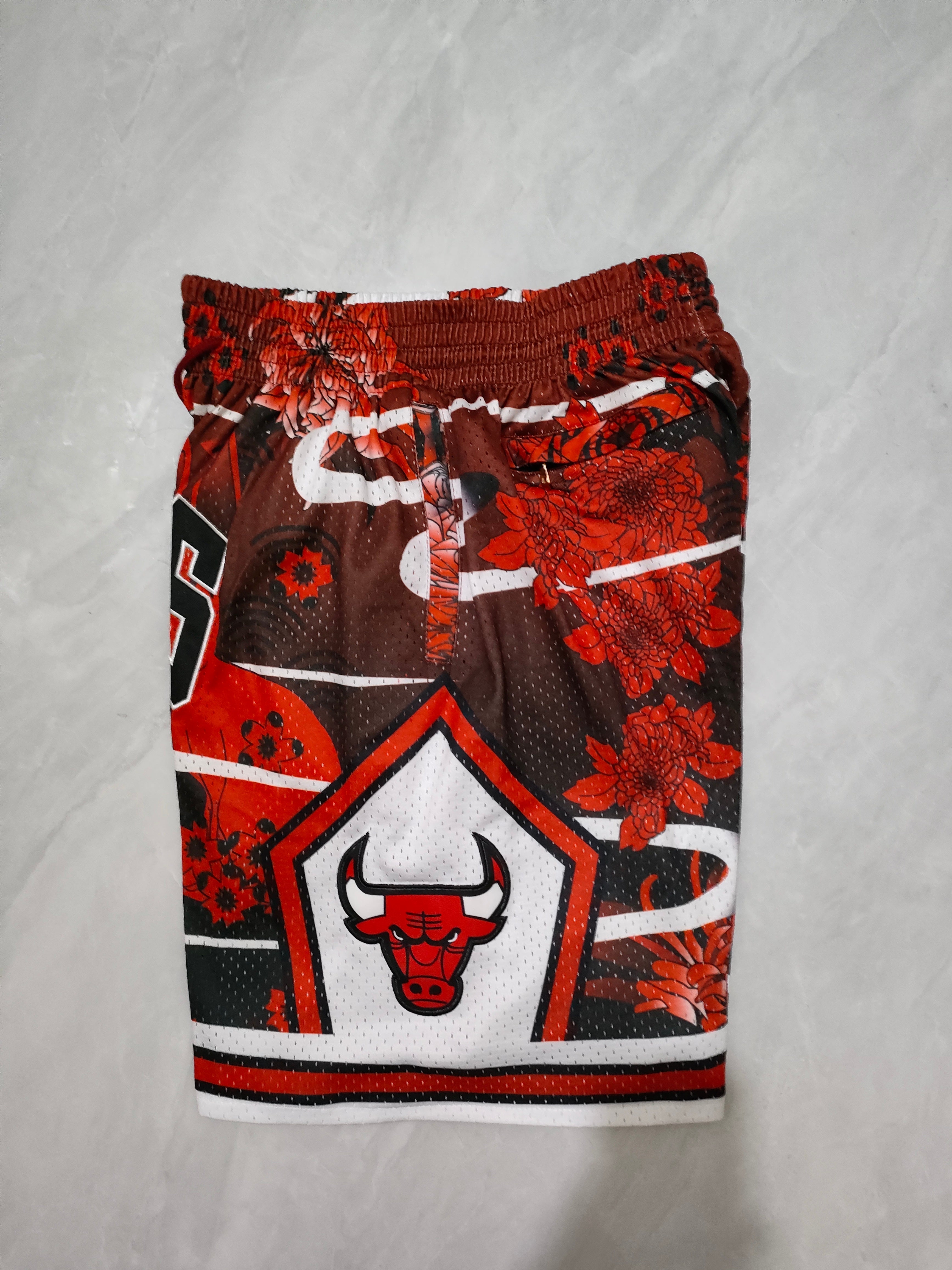 Chicago Bulls Red Rabbit Year Limited Edition Pocket Shorts