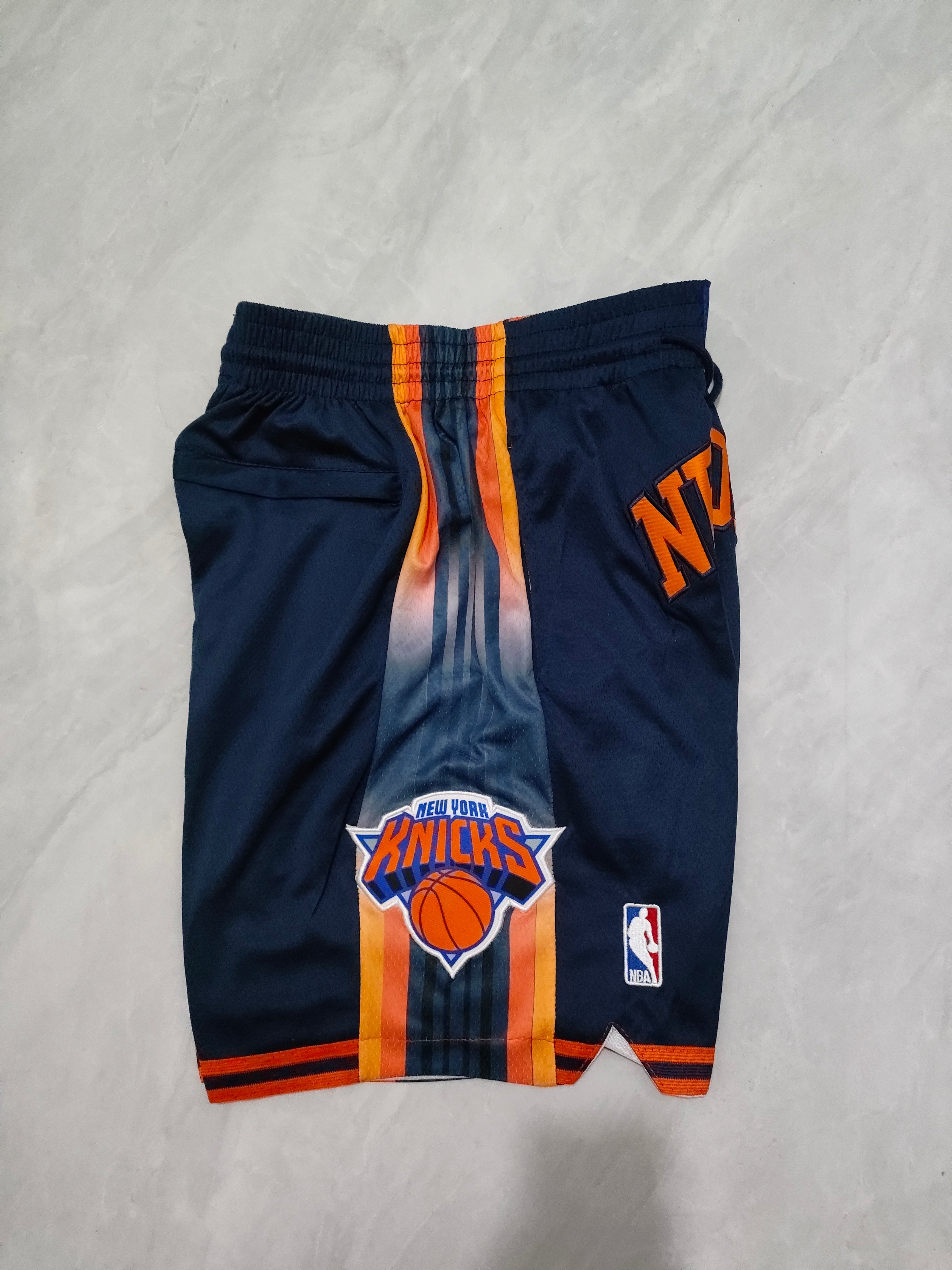 New York Knicks Dark Blue Statement Edition Pocket Shorts