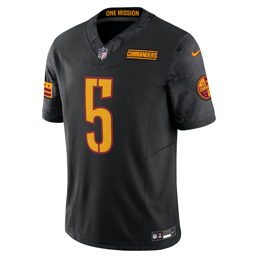 Jayden Daniels #5 Washington Commanders Vapor F.U.S.E. Limited Black Jersey