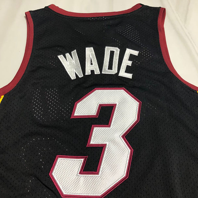Dwayne Wade Miami Heat Black 3 MN