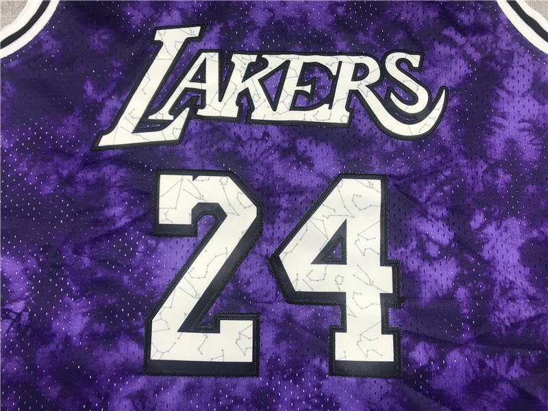 Kobe Bryant #24 Los Angeles Lakers "Constellation" City Edition Swingman Jersey - Embroidered