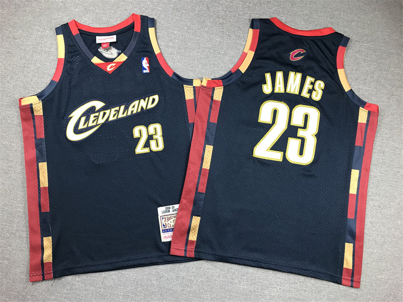 Youth LeBron James Cleveland Cavaliers #23 Embroidered  Jersey